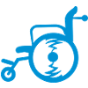 Rollstuhl / wheelchair (1c)