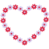Heart of flowers