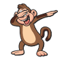 Dabbing Monkey