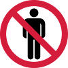 verboten dagegen hinweis schild hass menschen leut
