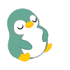Penguin - pingviner - pingvin motiv - sover