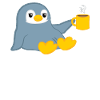 Penguin - penguins - penguin motif - coffee