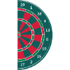 Half Dartboard