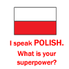 I speak polish