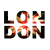 London Union Jack Lettering