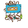 Bandsalat Kassette der 80er