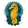 Happy seahorse