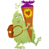 Monster mit Schultüte