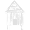 wooden hut