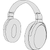 Kopfhörer Vektor Design
