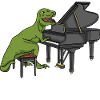 Pianosaurus Rex - Piano Playing Dinosaur
