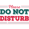 Do not disturb