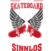 Skateboard broken Leben sinnlos Geschenk