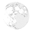 Moon sketch drawing