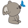 Koala - Koalas - T-shirt Koala - Papillon