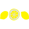 Lemon fruits vector