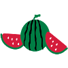 Pastèque fruits