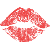 Kissing lipstick