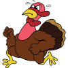 Thanksgiving turkey turkey pilgrim