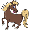 Cute horse pony