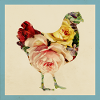 Flower Chicken Poster