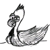oiseau étrange # art nord-allemand