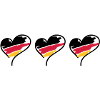 Deutschland,3,drei,Herzen
