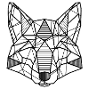 Origami wolf