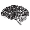 Brain circuit logo design