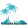 Canary Islands with palm