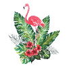 Tropical flamingo
