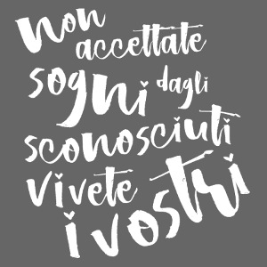 Non accettate sogni dagli sconosciuti 1B