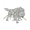Wolf in chains