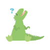 T Rex question mark