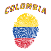 Colombia Fingerprint / Gift Flag