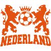 nederland twee leeuwen voetbal en kroon