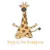 Yoga giraffe