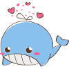 Love Whale - Idée cadeau