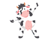 Dabbing Cow Cool Vegetariano Vegano Vegano Divertido