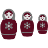 Russian dolls trio_svg