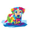 Bunter Hund