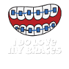Braces Funny metal mouth sexy tooth dentist brace