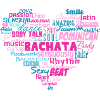 Bachata Heart - blu / rosa - Camicia Dance Bachata