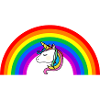Regenbogen Einhorn