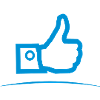 Thumbs up - underlined