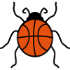 basketball sport club basket ball ladybug kle