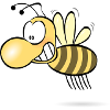 Funny cartoon bee gift idea