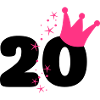 20 20th birthday princess crown