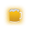 Beer mug of beer