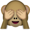 Visage de singe Emoi